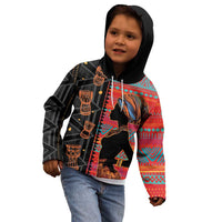 Happy International Women's Day Kid Hoodie African Women With Ethnic Pattern