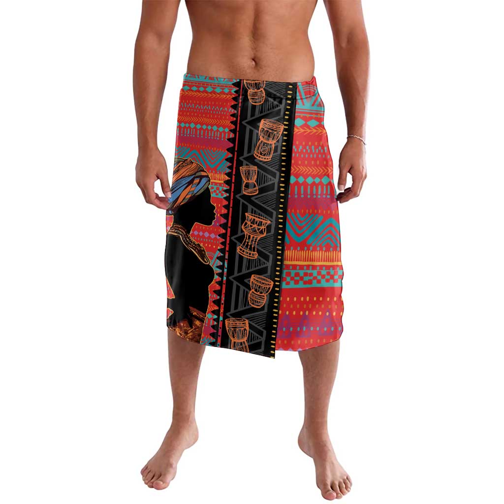 Happy International Women's Day Lavalava African Women With Ethnic Pattern