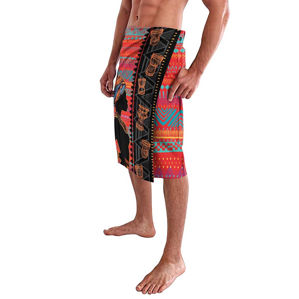 Happy International Women's Day Lavalava African Women With Ethnic Pattern