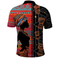 Happy International Women's Day Polo Shirt African Women With Ethnic Pattern
