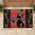 Happy International Women's Day Rubber Doormat African Women With Ethnic Pattern - Wonder Print Shop
