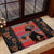 Happy International Women's Day Rubber Doormat African Women With Ethnic Pattern - Wonder Print Shop