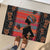 Happy International Women's Day Rubber Doormat African Women With Ethnic Pattern - Wonder Print Shop