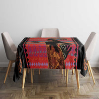 Happy International Women's Day Tablecloth African Women With Ethnic Pattern - Wonder Print Shop
