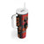 Happy International Women's Day Tumbler With Handle African Women With Ethnic Pattern - Wonder Print Shop