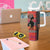 Happy International Women's Day Tumbler With Handle African Women With Ethnic Pattern - Wonder Print Shop