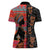 Happy International Women's Day Women Polo Shirt African Women With Ethnic Pattern - Wonder Print Shop