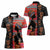 Happy International Women's Day Women Polo Shirt African Women With Ethnic Pattern - Wonder Print Shop