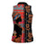 Happy International Women's Day Women Sleeveless Polo Shirt African Women With Ethnic Pattern - Wonder Print Shop