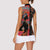 Happy International Women's Day Women Sleeveless Polo Shirt African Women With Ethnic Pattern - Wonder Print Shop