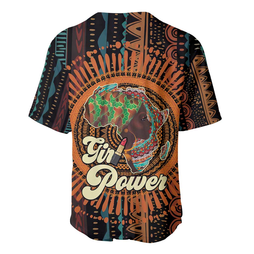 Black Girl Power Baseball Jersey Happy International Women's Day