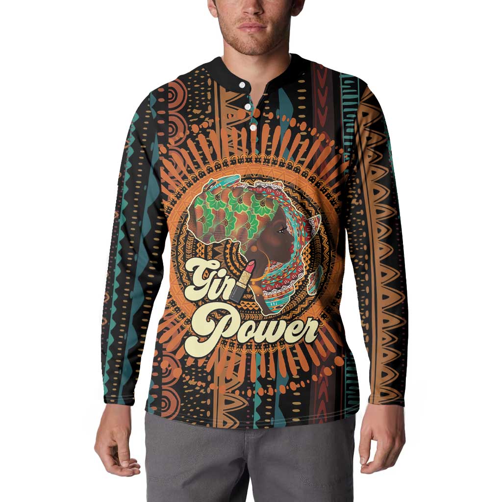 Black Girl Power Button Sweatshirt Happy International Women's Day