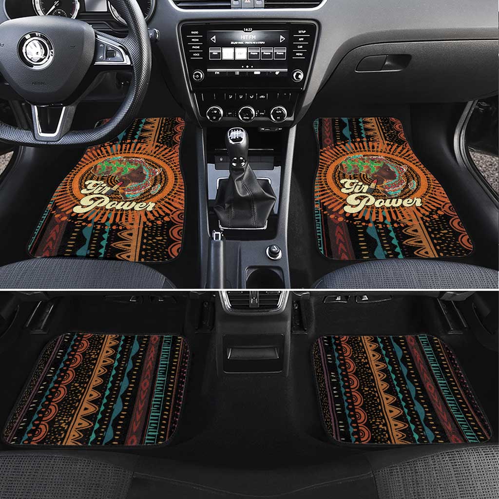 Black Girl Power Car Mats Happy International Women's Day