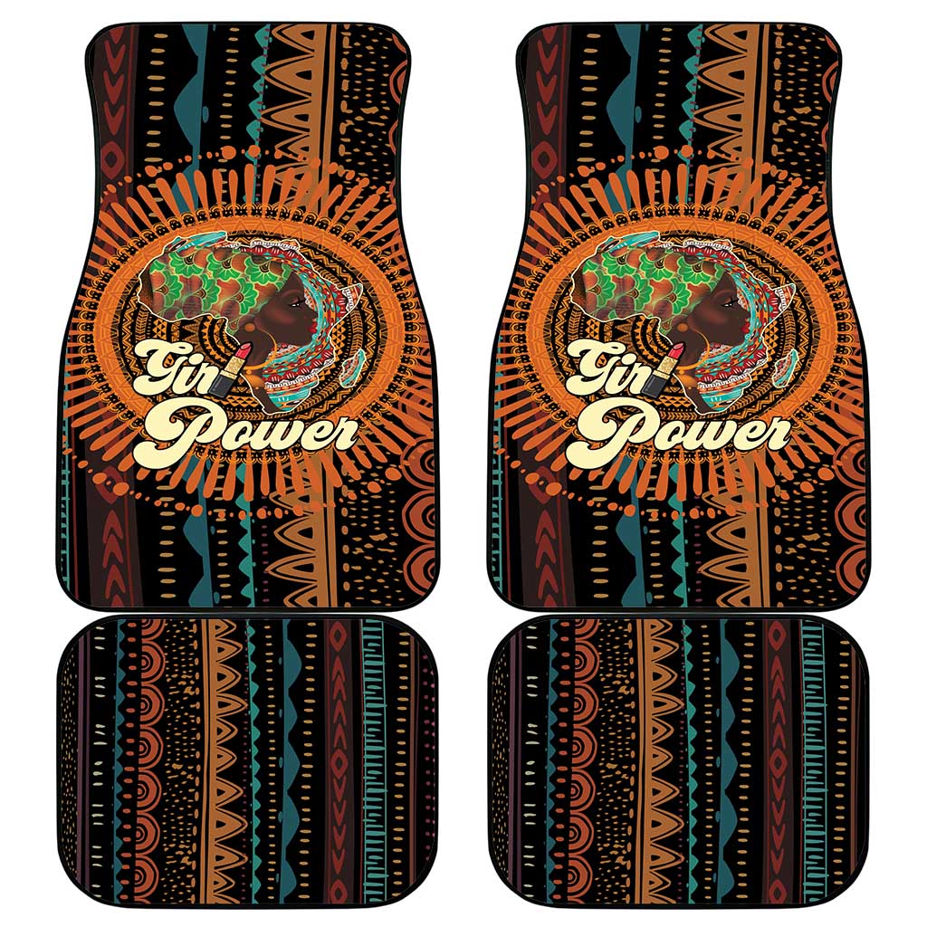 Black Girl Power Car Mats Happy International Women's Day