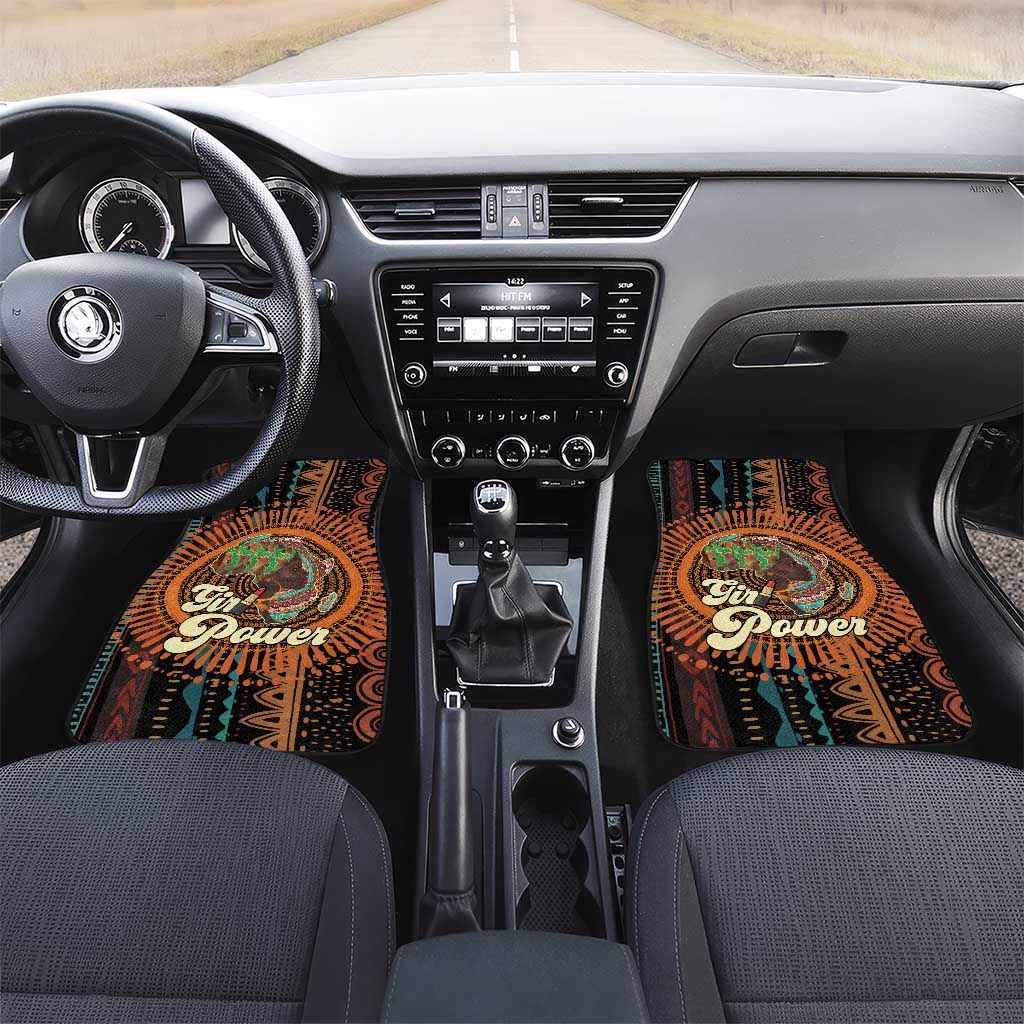 Black Girl Power Car Mats Happy International Women's Day