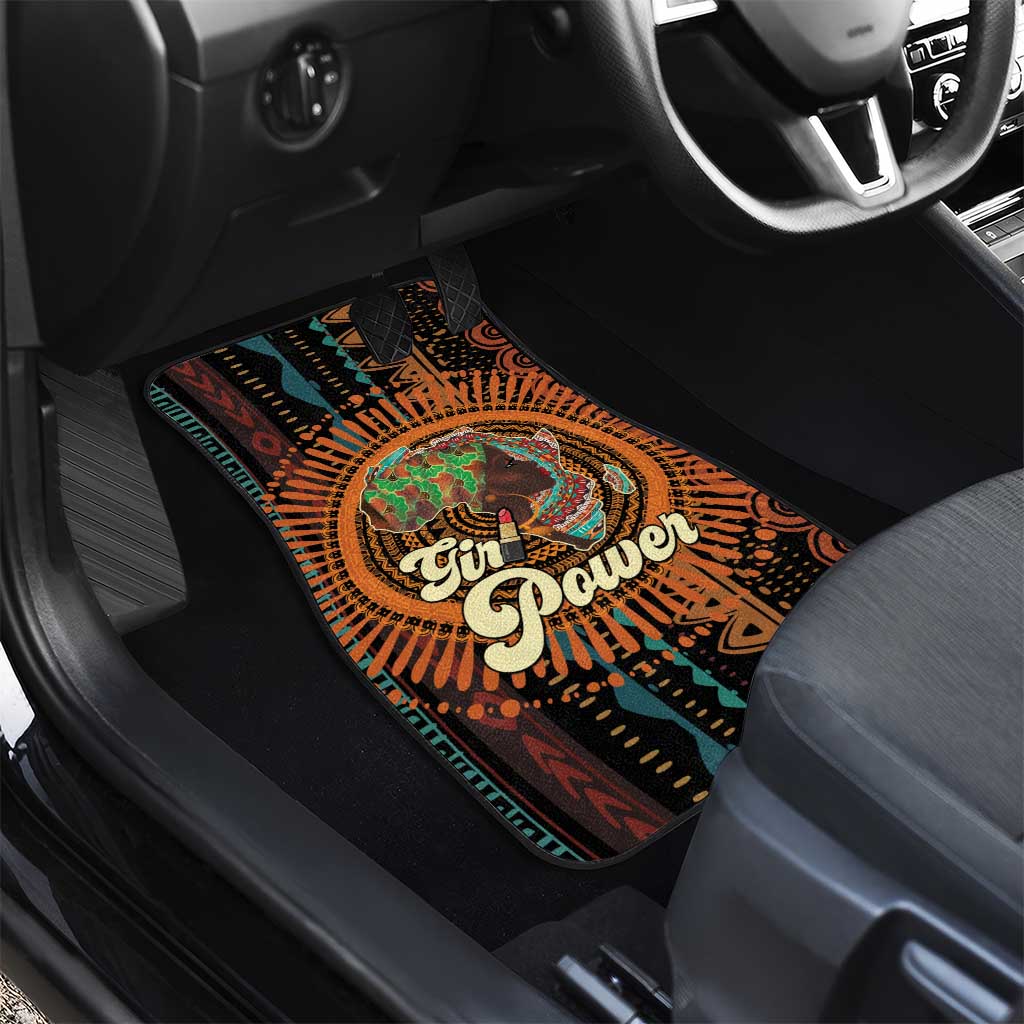 Black Girl Power Car Mats Happy International Women's Day