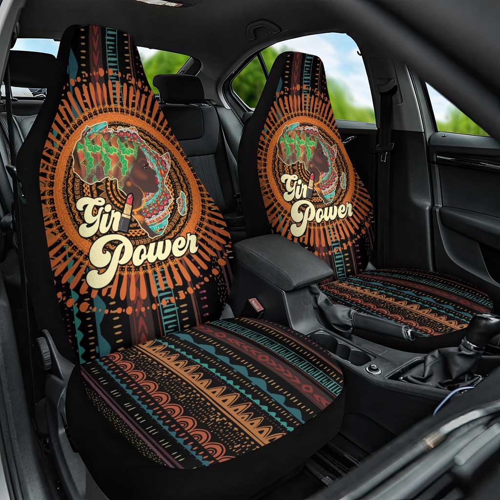 Black Girl Power Car Seat Cover Happy International Women's Day