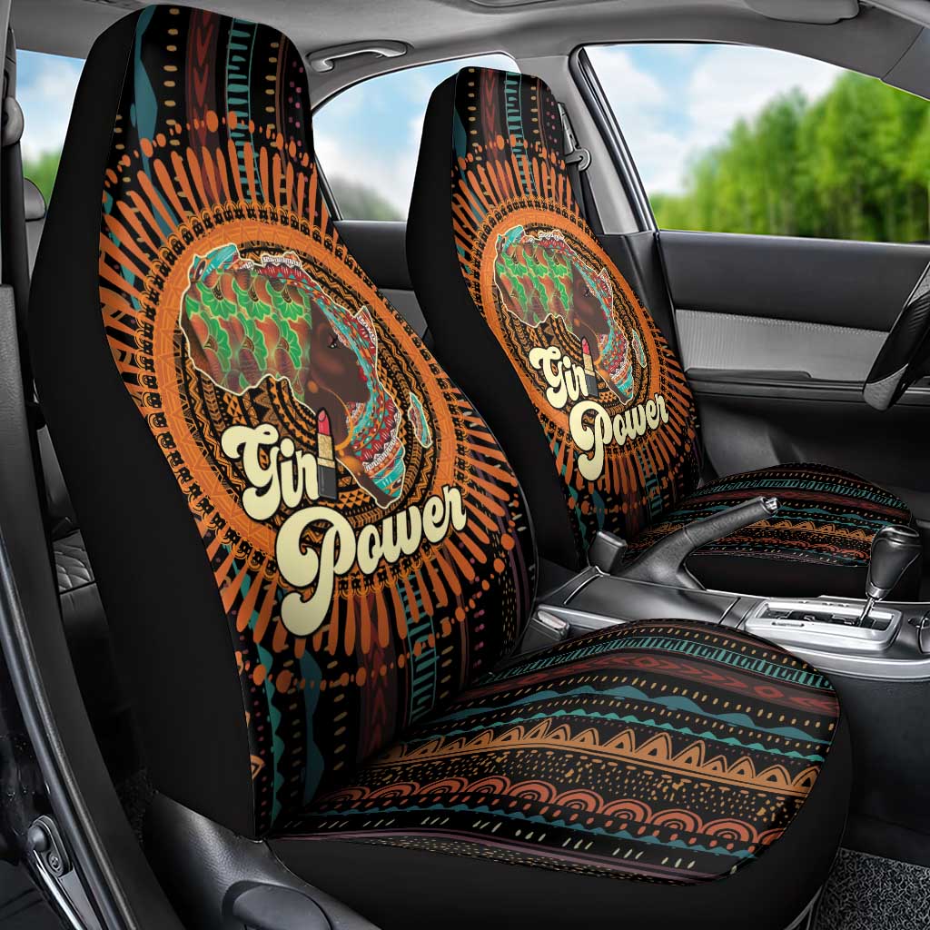 Black Girl Power Car Seat Cover Happy International Women's Day