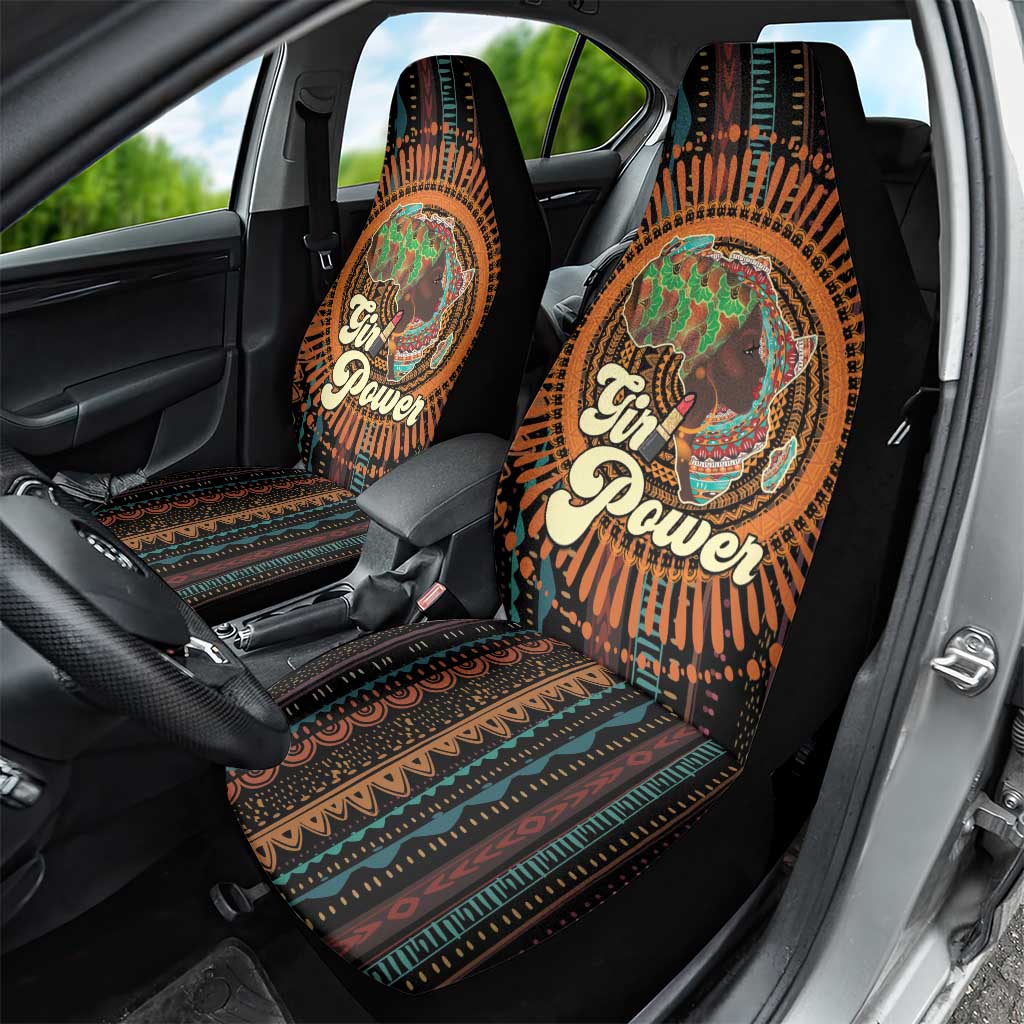 Black Girl Power Car Seat Cover Happy International Women's Day