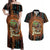 Black Girl Power Couples Matching Off Shoulder Maxi Dress and Hawaiian Shirt Happy International Women's Day
