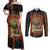 Black Girl Power Couples Matching Off Shoulder Maxi Dress and Long Sleeve Button Shirt Happy International Women's Day