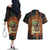 Black Girl Power Couples Matching Off The Shoulder Long Sleeve Dress and Hawaiian Shirt Happy International Women's Day