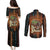 Black Girl Power Couples Matching Puletasi and Long Sleeve Button Shirt Happy International Women's Day