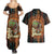 Black Girl Power Couples Matching Summer Maxi Dress and Hawaiian Shirt Happy International Women's Day