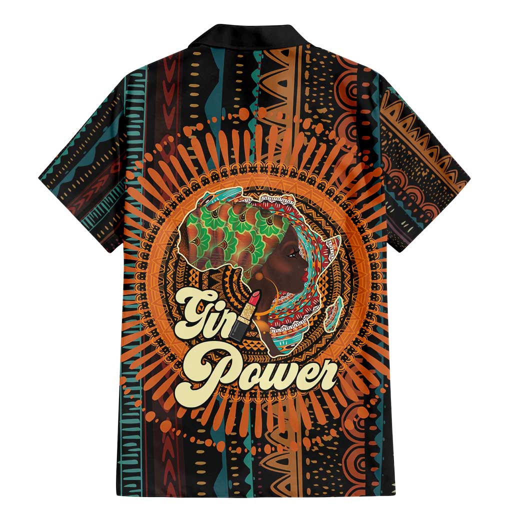 Black Girl Power Family Matching Mermaid Dress and Hawaiian Shirt Happy International Women's Day