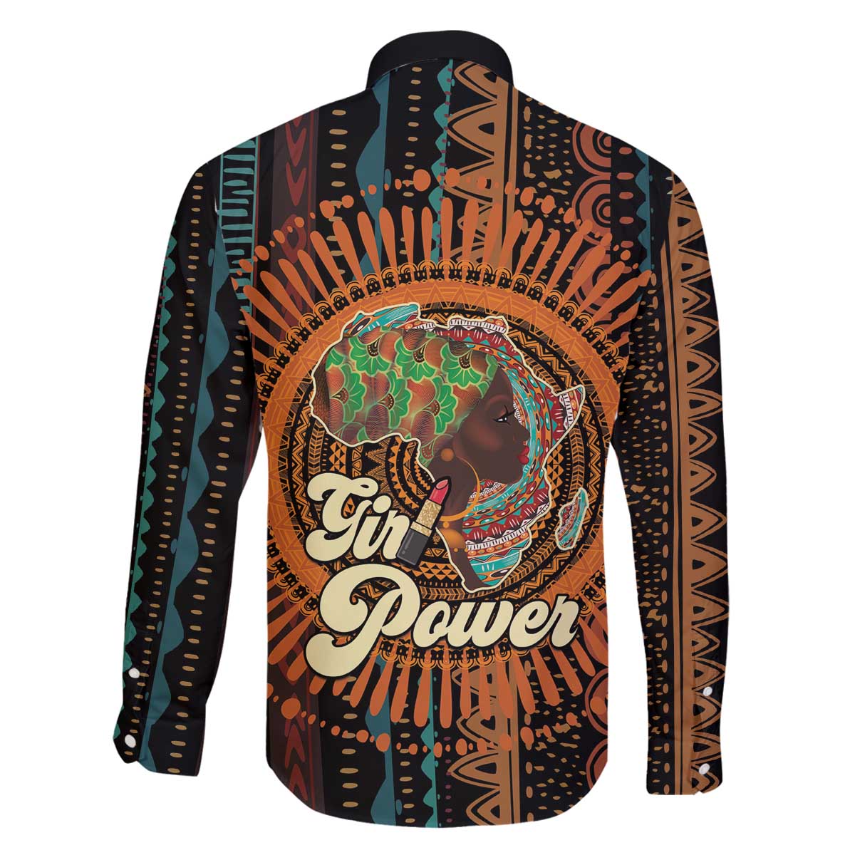 Black Girl Power Family Matching Off The Shoulder Long Sleeve Dress and Hawaiian Shirt Happy International Women's Day