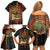 Black Girl Power Family Matching Off Shoulder Short Dress and Hawaiian Shirt Happy International Women's Day