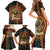 Black Girl Power Family Matching Short Sleeve Bodycon Dress and Hawaiian Shirt Happy International Women's Day