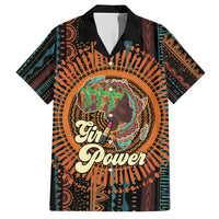 Black Girl Power Family Matching Short Sleeve Bodycon Dress and Hawaiian Shirt Happy International Women's Day