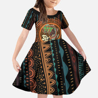 Black Girl Power Family Matching Summer Maxi Dress and Hawaiian Shirt Happy International Women's Day