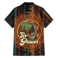Black Girl Power Family Matching Summer Maxi Dress and Hawaiian Shirt Happy International Women's Day
