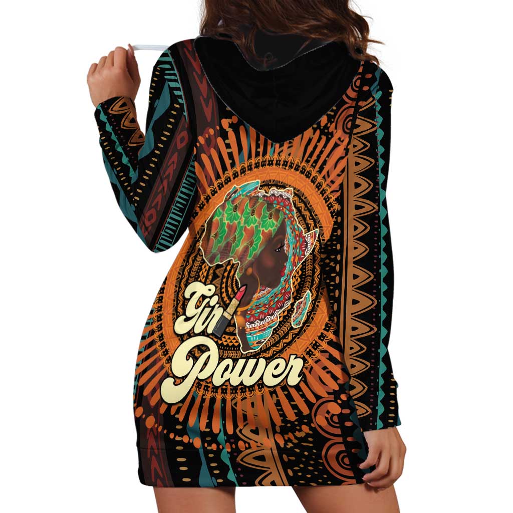 Black Girl Power Hoodie Dress Happy International Women's Day