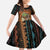Black Girl Power Kid Short Sleeve Dress Happy International Women's Day