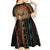 Black Girl Power Kid Short Sleeve Dress Happy International Women's Day