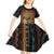 Black Girl Power Kid Short Sleeve Dress Happy International Women's Day