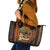 Black Girl Power Leather Tote Bag Happy International Women's Day