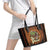 Black Girl Power Leather Tote Bag Happy International Women's Day