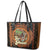 Black Girl Power Leather Tote Bag Happy International Women's Day
