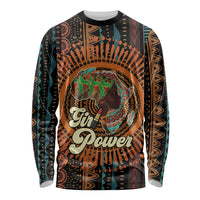 Black Girl Power Long Sleeve Shirt Happy International Women's Day