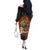 Black Girl Power Off The Shoulder Long Sleeve Dress Happy International Women's Day