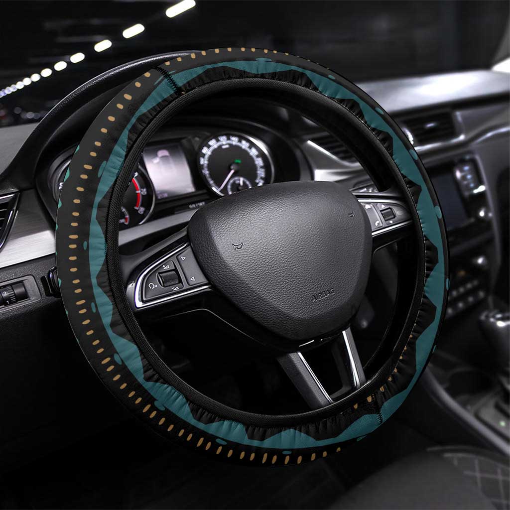 Black Girl Power Steering Wheel Cover Happy International Women's Day - Wonder Print Shop