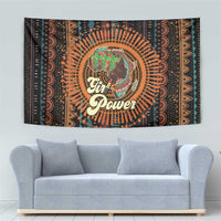 Black Girl Power Tapestry Happy International Women's Day - Wonder Print Shop