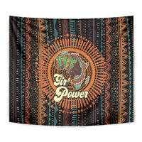 Black Girl Power Tapestry Happy International Women's Day - Wonder Print Shop