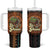 Black Girl Power Tumbler With Handle Happy International Women's Day - Wonder Print Shop