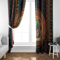 Black Girl Power Window Curtain Happy International Women's Day - Wonder Print Shop