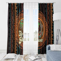 Black Girl Power Window Curtain Happy International Women's Day - Wonder Print Shop